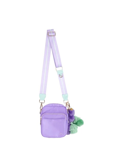 The Somewhere Co Lilac Shoulder Handbag Made of Fridays