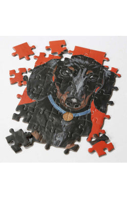 Double Sided Dog Puzzle Made of Fridays